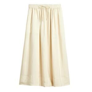 J. Crew Silk Pull On Skirt Antique White NEW